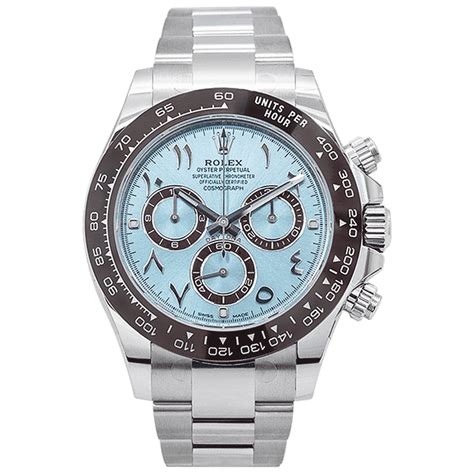 Rolex daytona platinum arabic dial